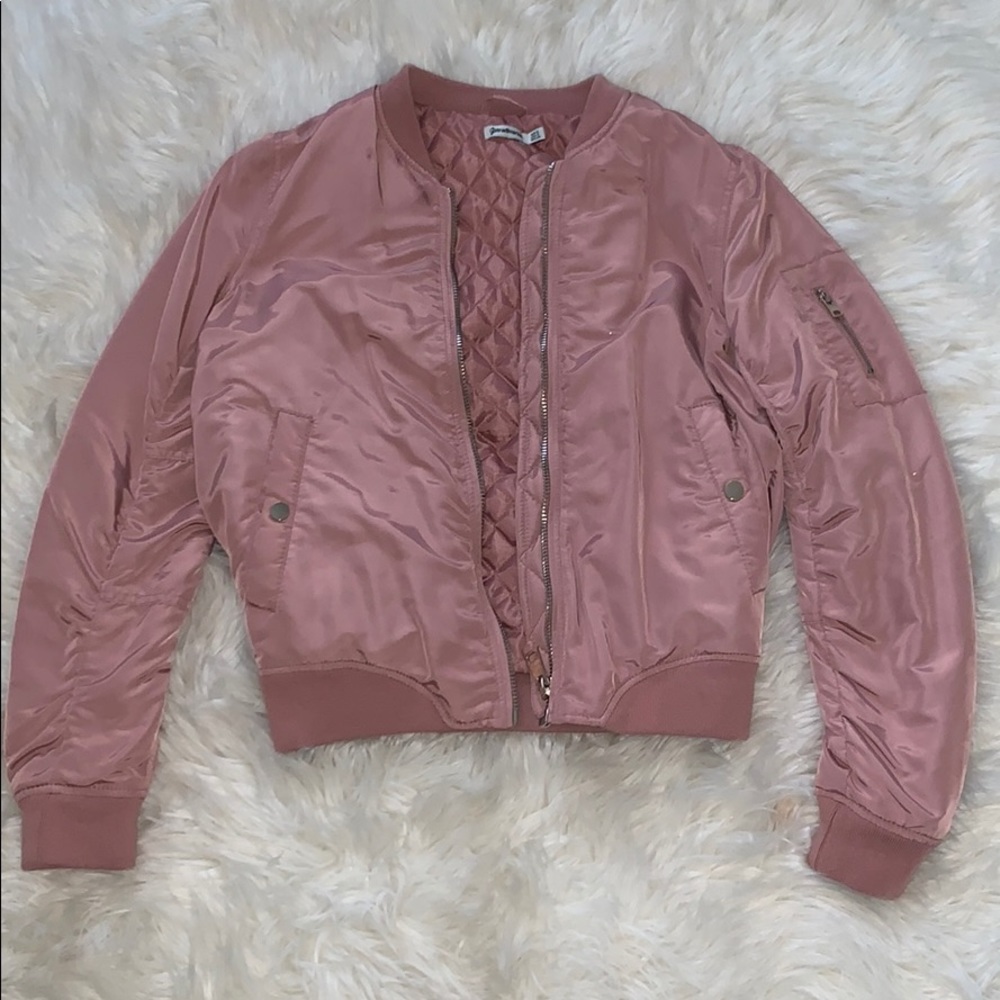 Pink Bomber Jacket
